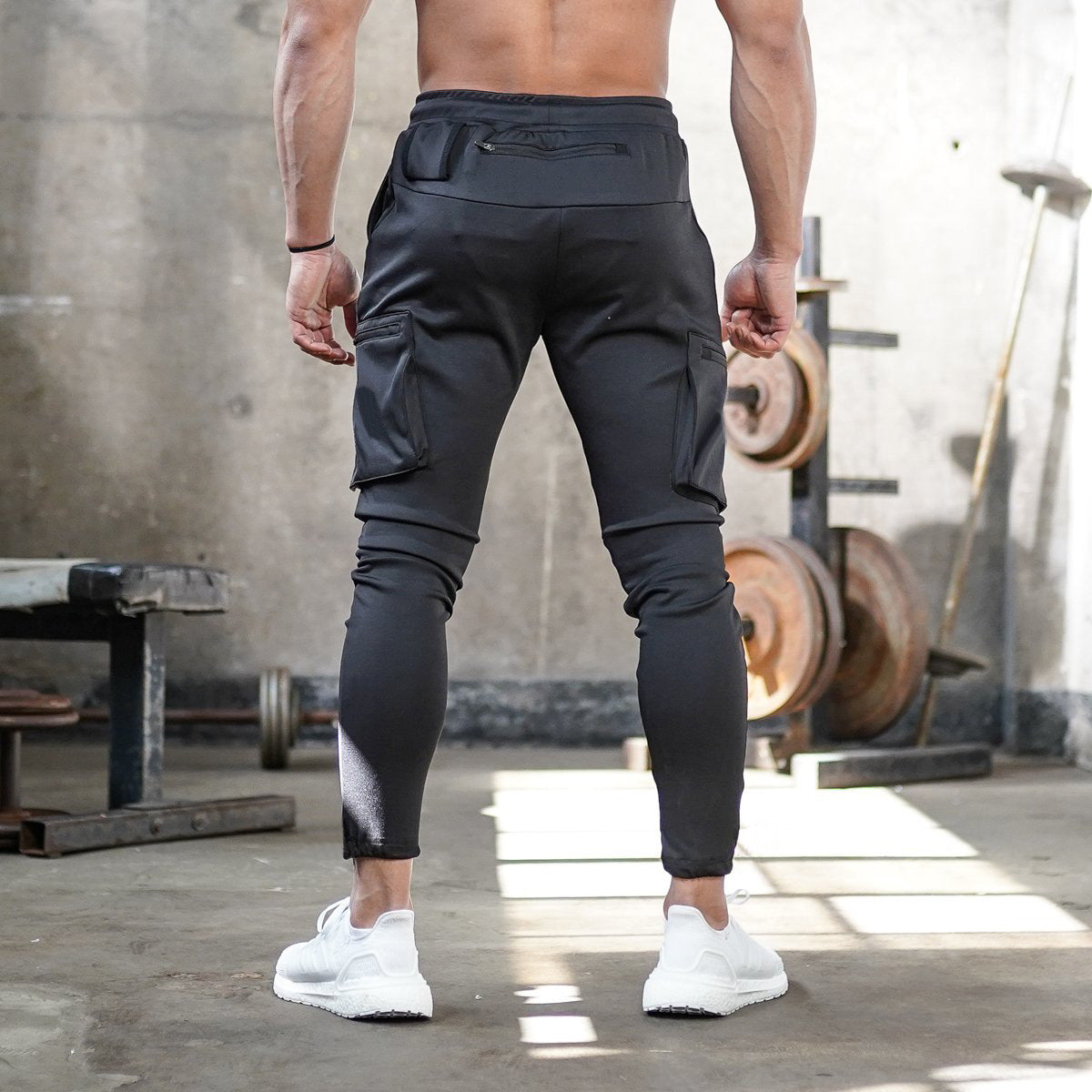 Men’s Jogger Cargo Trousers – Slim Fit Workout / Gym Pants