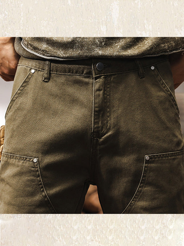 Men's Carpentar Trouser - Rugged Workwear straight Leg Pants