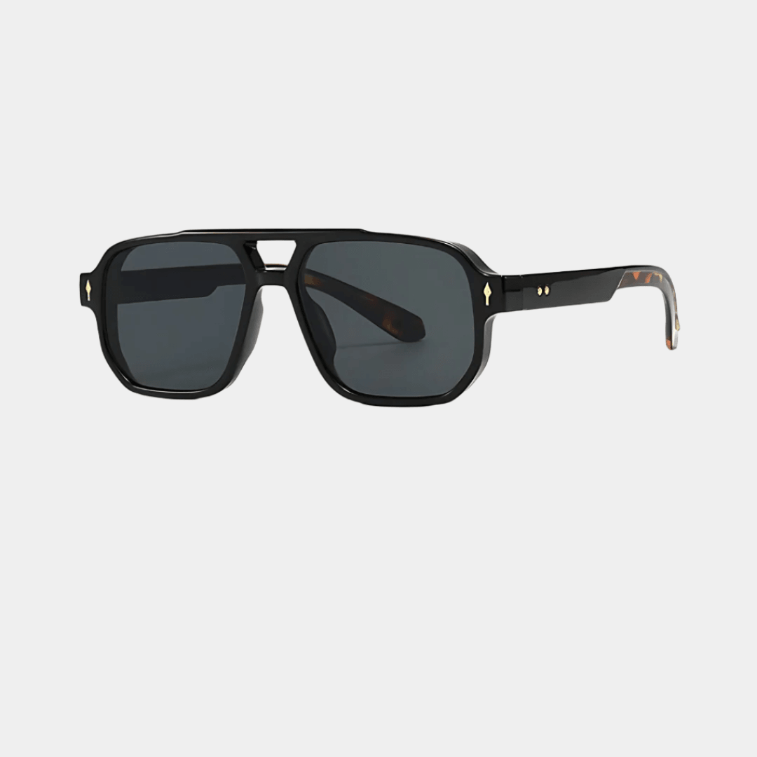 Capone Aviator Sunglasses | Gold Detail Classic