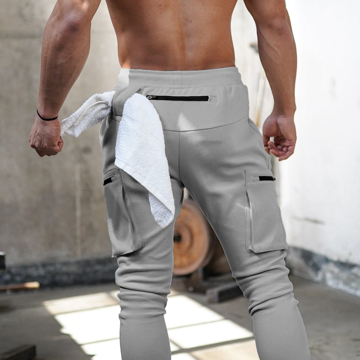 Men’s Jogger Cargo Trousers – Slim Fit Workout / Gym Pants