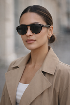 Mona Brume Sunglasses | Refined Round Silhouette