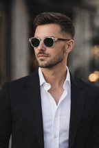 Mona Glen Sunglasses | Refined Round Design
