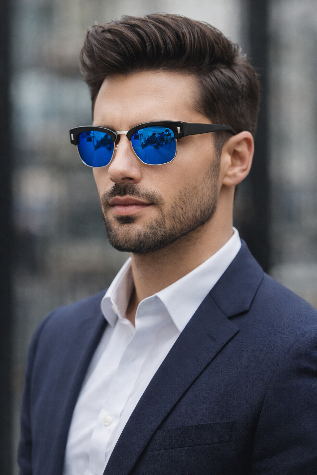 Janeiro Valens Clubmaster Sunglasses | Classic Confidence