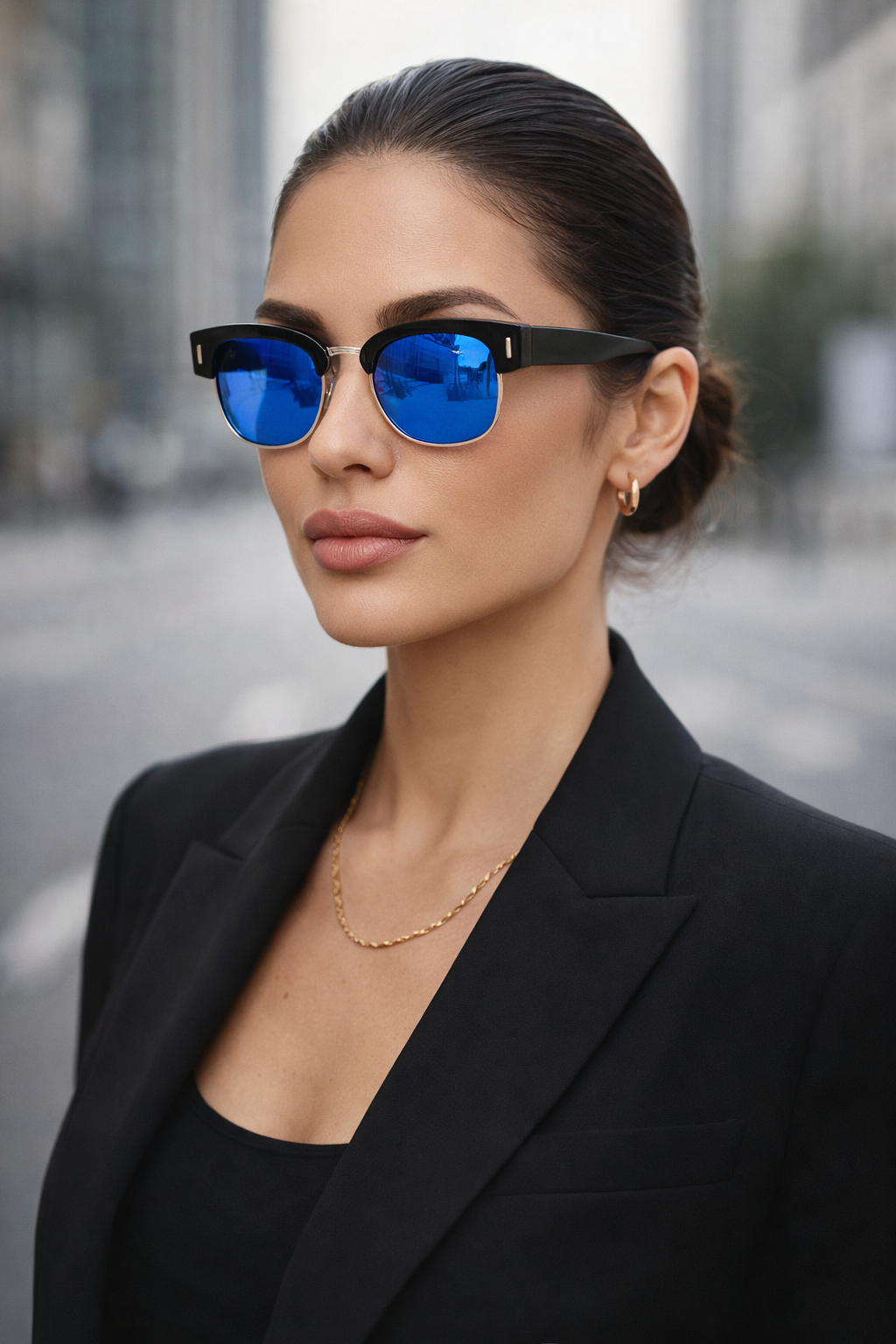 Janeiro Valens Clubmaster Sunglasses | Classic Confidence