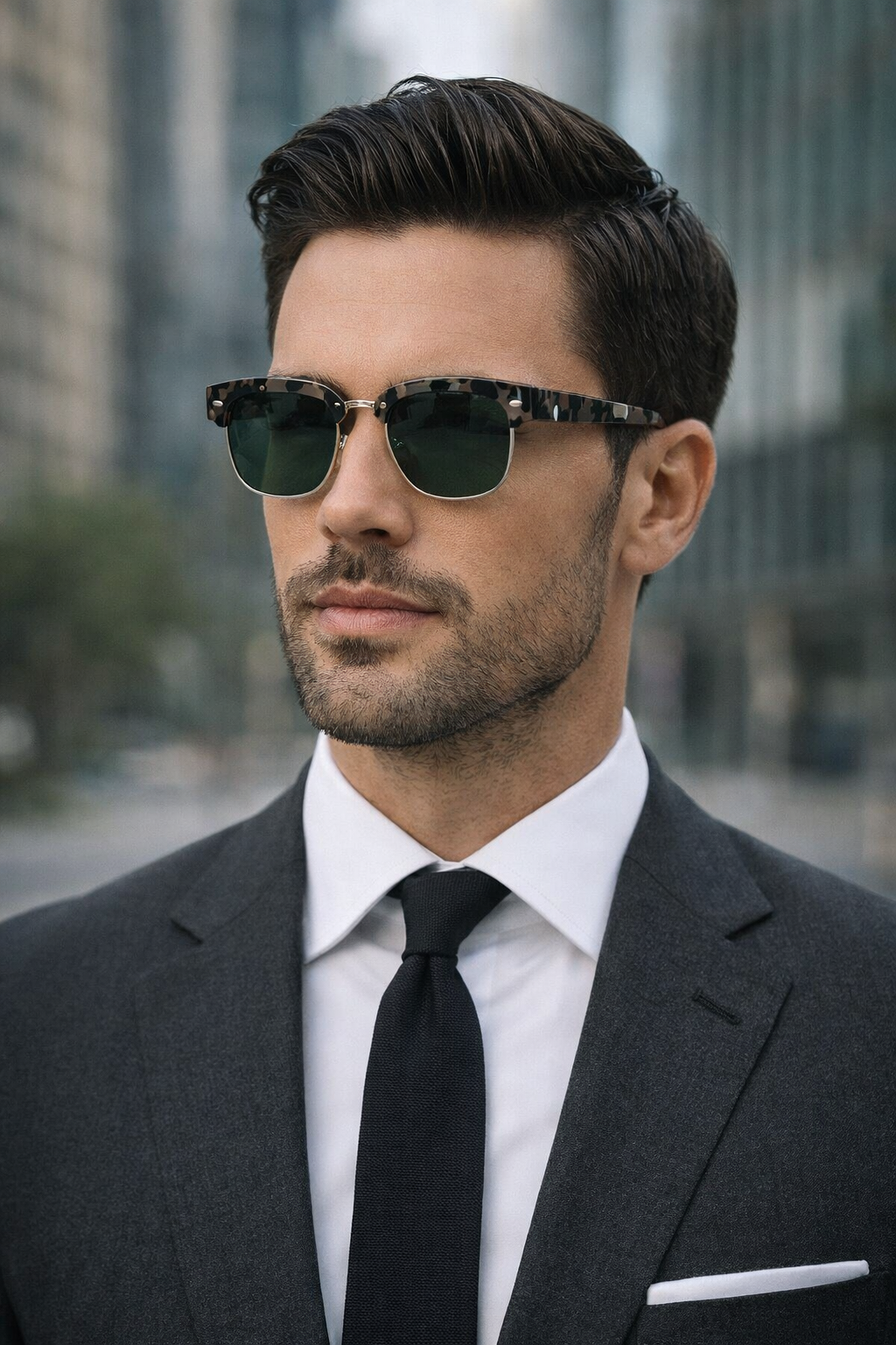 Janeiro Spectre Clubmaster Sunglasses | Classic Authority