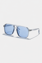 Miami Azure Aviator Sunglasses | Coastal Elegance