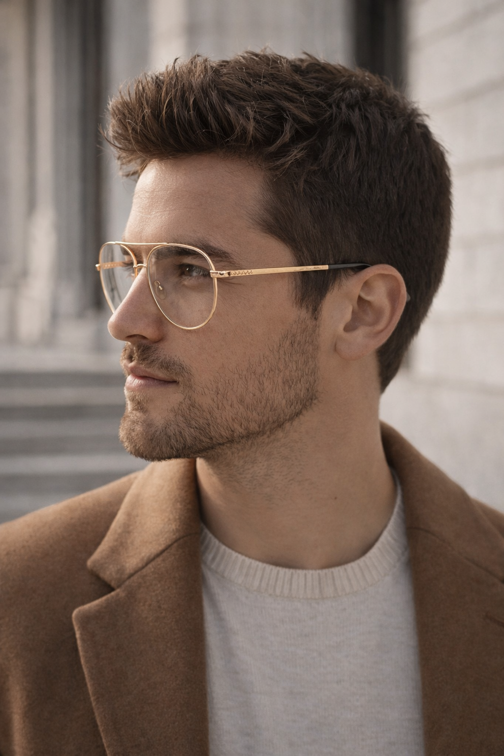 Men's Classic Aviator Sunglasses - Timeless Design. Polarised Lenses, Coloured shades