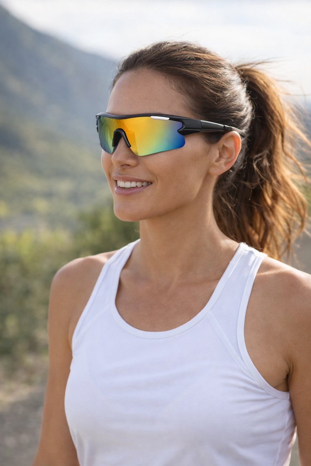 Performance Riding Sunglasses - Polarised Lenses, Coloured shades, perfect for Sports, Walking or Running