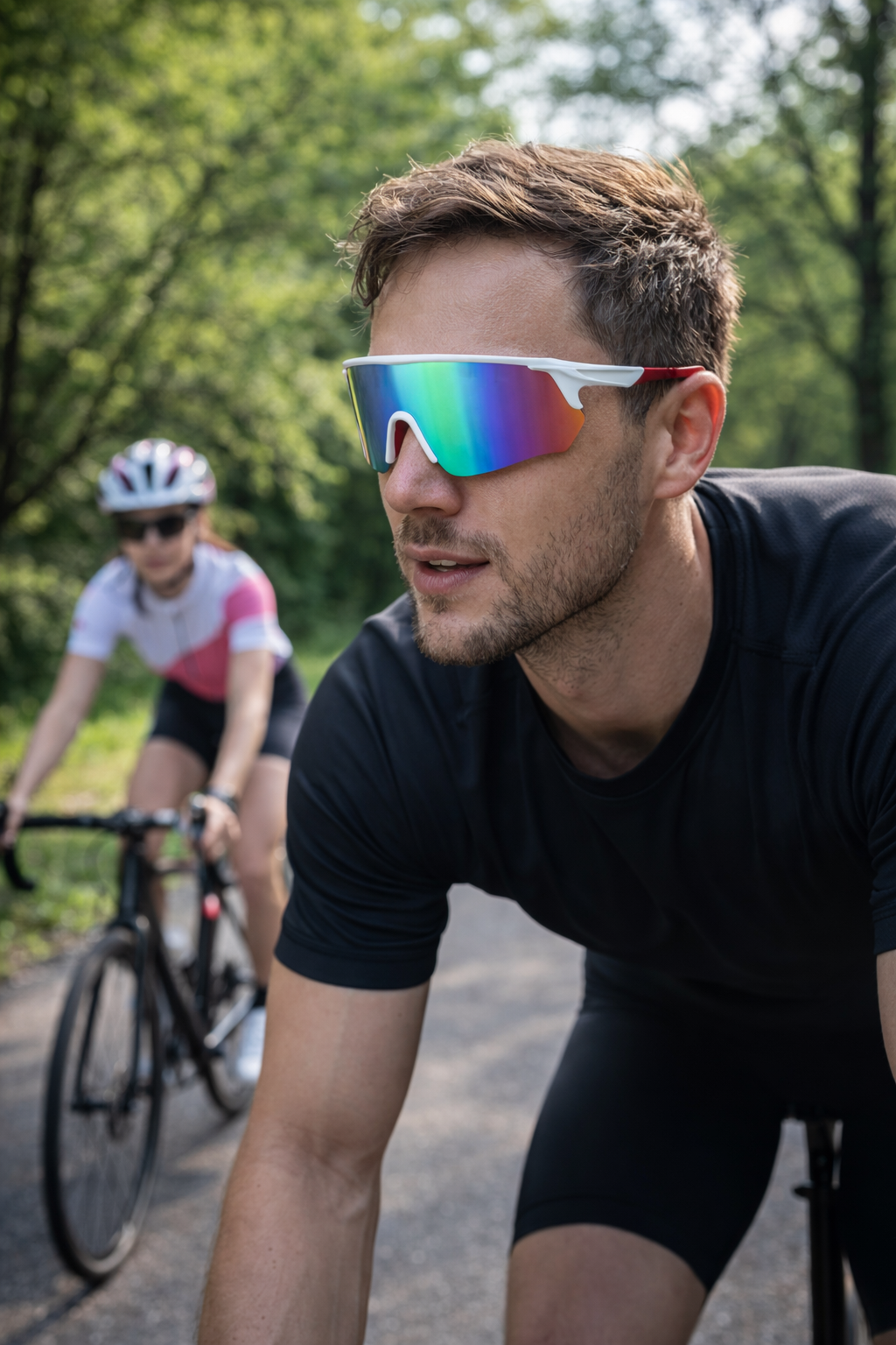 High Quality Sports Sunglasses - Perfect for Running or Cycling - Polarised Lenses, Coloured shades