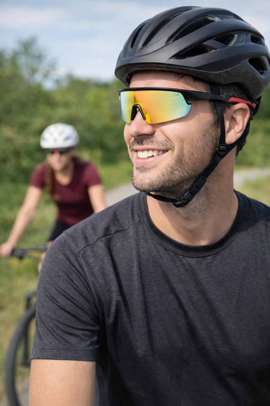 High Quality Sports Sunglasses - Perfect for Running or Cycling - Polarised Lenses, Coloured shades