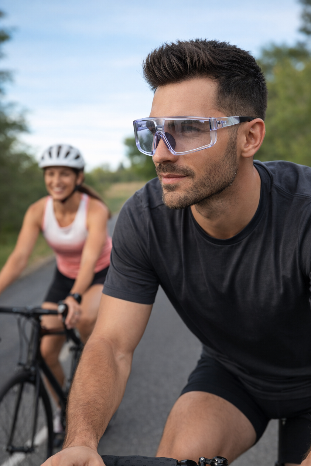 High Quality Sports Sunglasses - Perfect for Running or Cycling - Polarised Lenses, Coloured shades