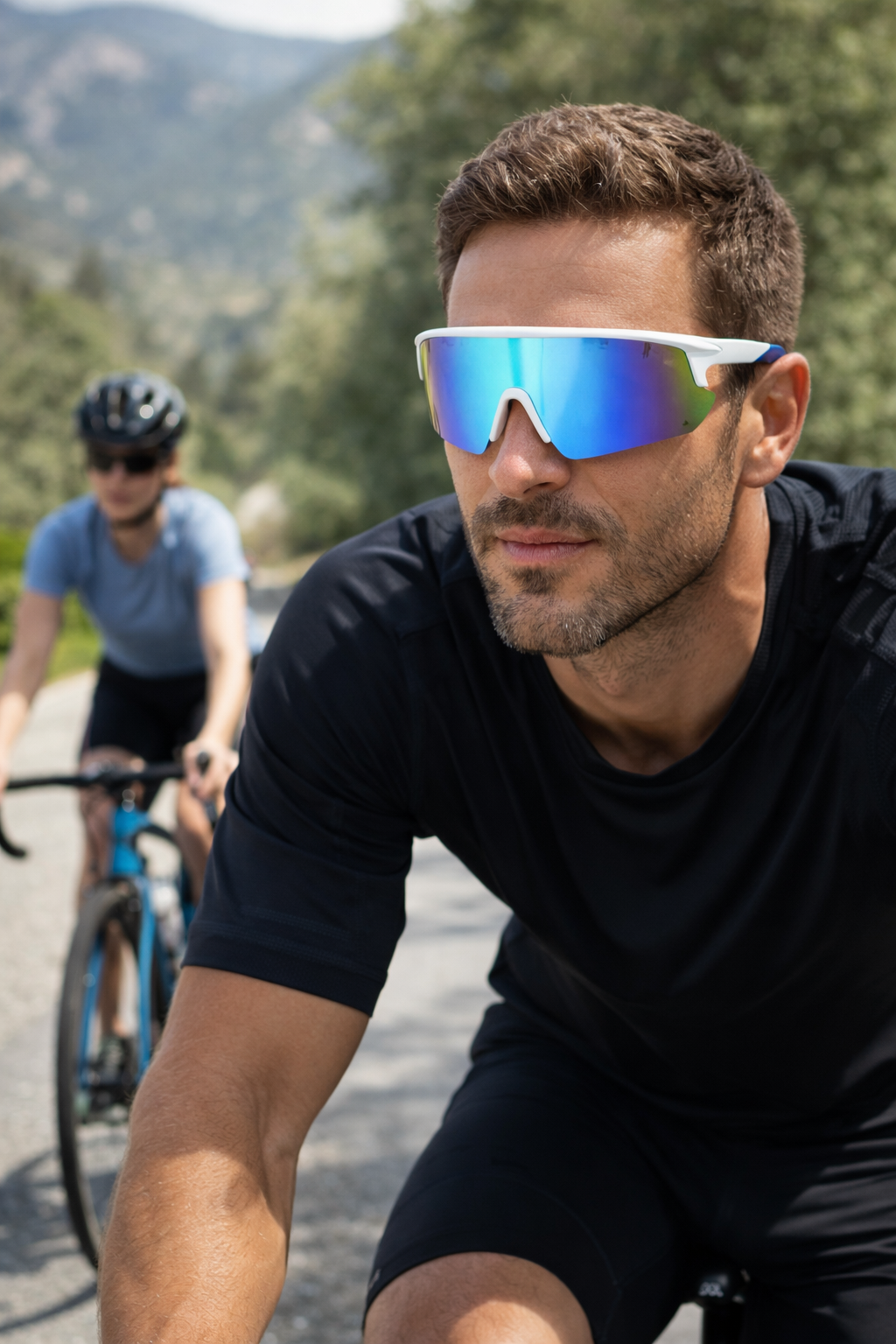 High Quality Sports Sunglasses - Perfect for Running or Cycling - Polarised Lenses, Coloured shades