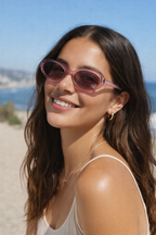 Diana Oval Cat-eye Sunglasses - Designer Quality - Polarised Lenses, Black shades