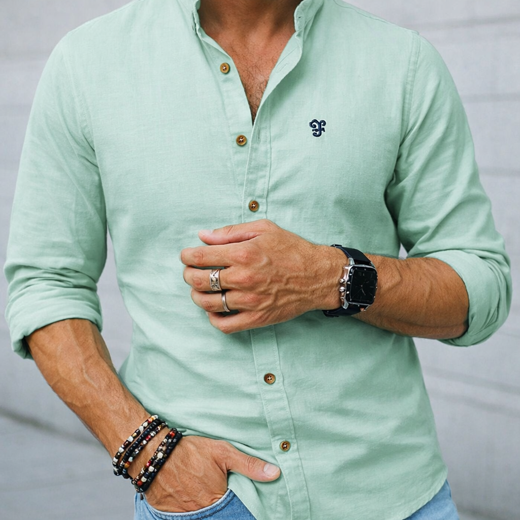 James| Mens Stylish Shirt with Buttons