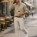 Ryan| Classic Long Sleeve Collar Button Down Shirt