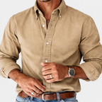 Ryan| Classic Long Sleeve Collar Button Down Shirt