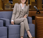 Women’s Tailored Three-Piece Suit Set – Elegant Blazer, Vest & Slim Fit Trousers