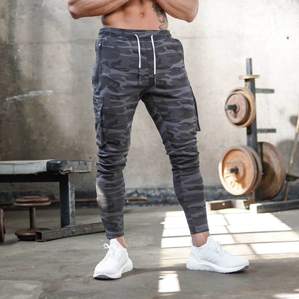 Men’s Jogger Cargo Trousers – Slim Fit Workout / Gym Pants