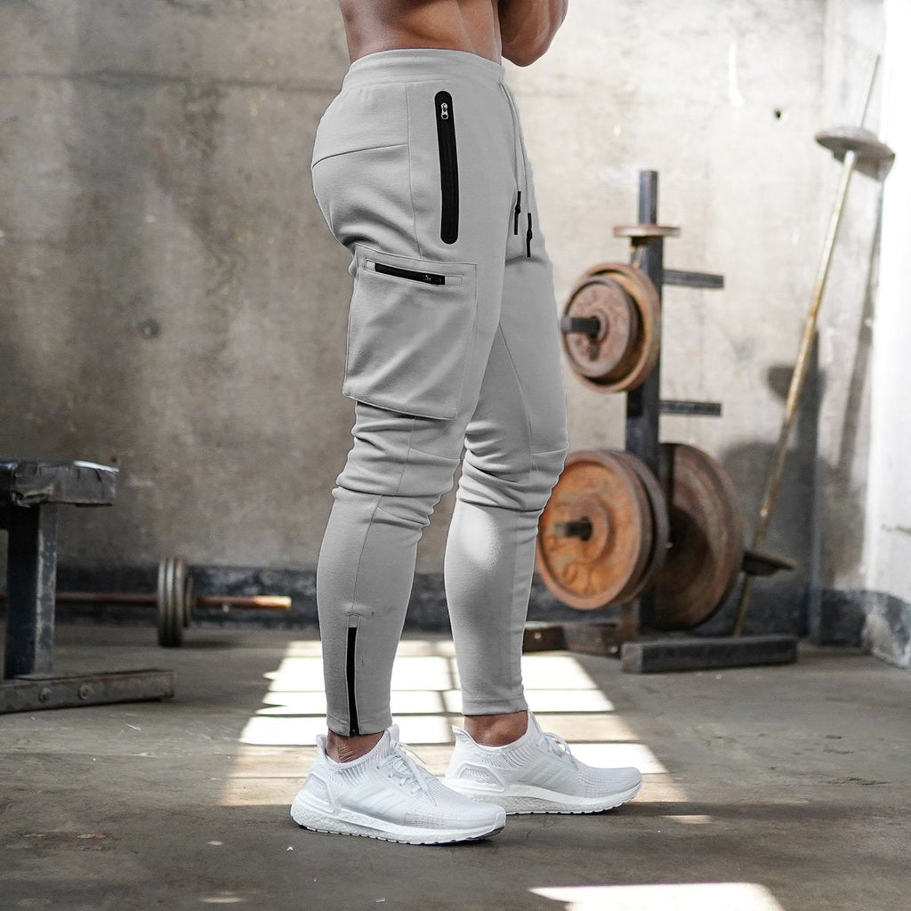 Men’s Jogger Cargo Trousers – Slim Fit Workout / Gym Pants
