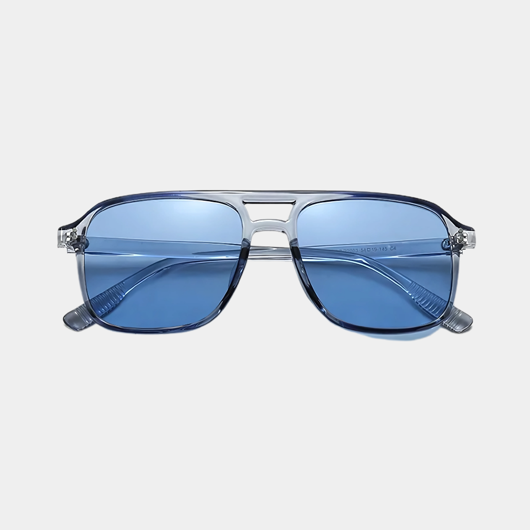 Miami Azure Aviator Sunglasses | Coastal Elegance