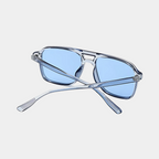 Miami Azure Aviator Sunglasses | Coastal Elegance