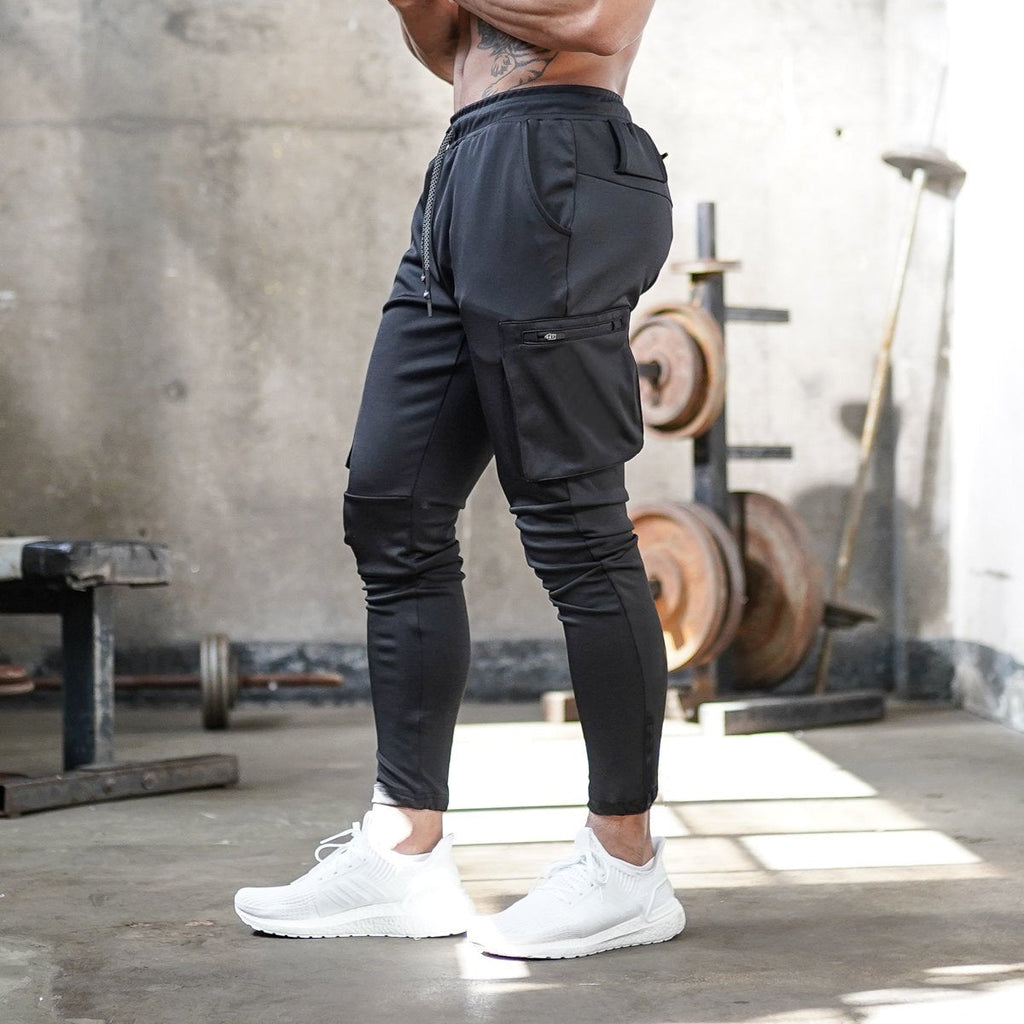 Men’s Jogger Cargo Trousers – Slim Fit Workout / Gym Pants