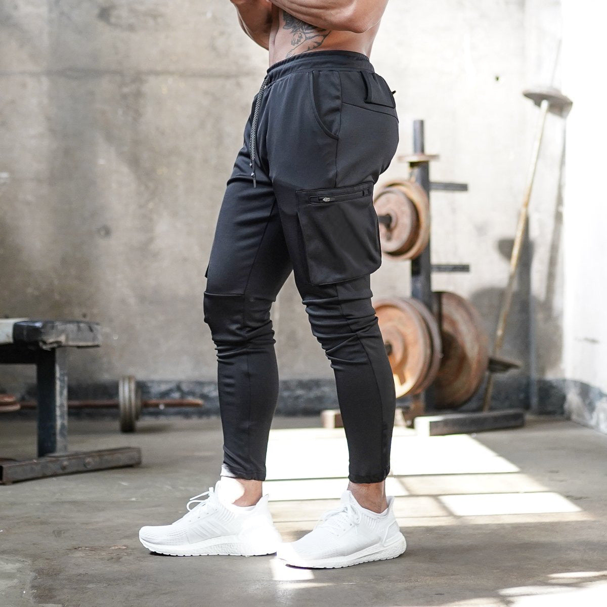 Men’s Jogger Cargo Trousers – Slim Fit Workout / Gym Pants