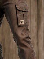 Men's Hiking Cargo Pants - Relaxed Fit With Belt and Multi-Pocket Design