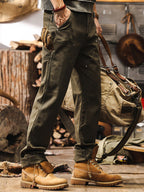 Men's Carpentar Trouser - Rugged Workwear straight Leg Pants