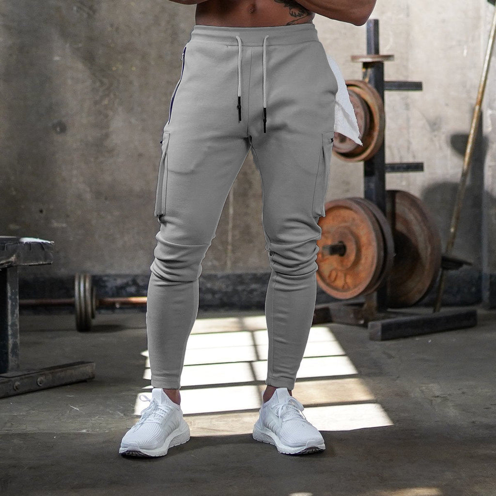 Men’s Jogger Cargo Trousers – Slim Fit Workout / Gym Pants