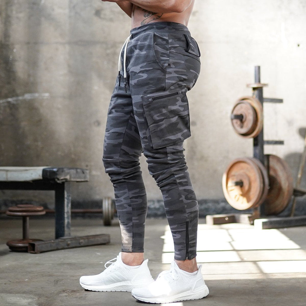 Men’s Jogger Cargo Trousers – Slim Fit Workout / Gym Pants
