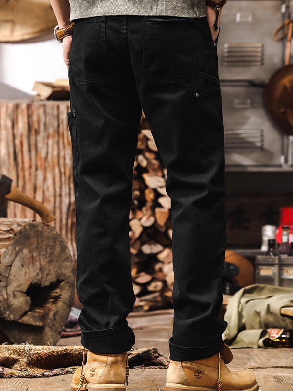 Men's Carpentar Trouser - Rugged Workwear straight Leg Pants