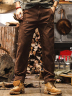 Men's Carpentar Trouser - Rugged Workwear straight Leg Pants