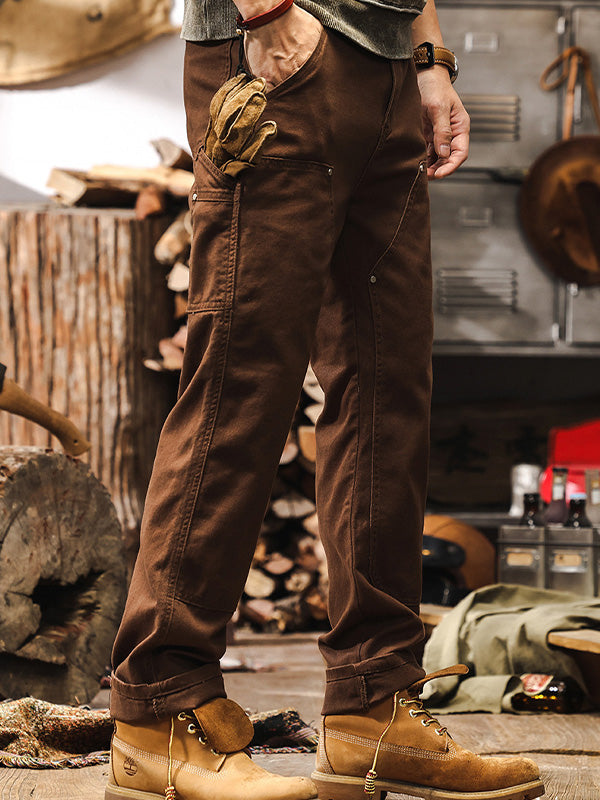 Men's Carpentar Trouser - Rugged Workwear straight Leg Pants