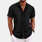 Men’s Summer Shirt - Half Sleeve Button-Up Collar shirt