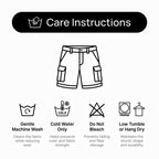 Men’s Relaxed Fit Cargo Shorts – Adjustable Waist Utility Shorts