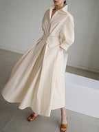 Women's Elegant Maxi Dress - Long Sleeves Summer Style Dress