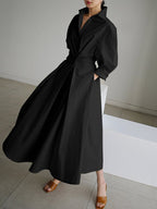 Women's Elegant Maxi Dress - Long Sleeves Summer Style Dress