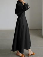 Women's Elegant Maxi Dress - Long Sleeves Summer Style Dress