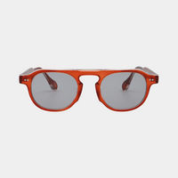 Mona Ember Sunglasses | Refined Round Silhouette