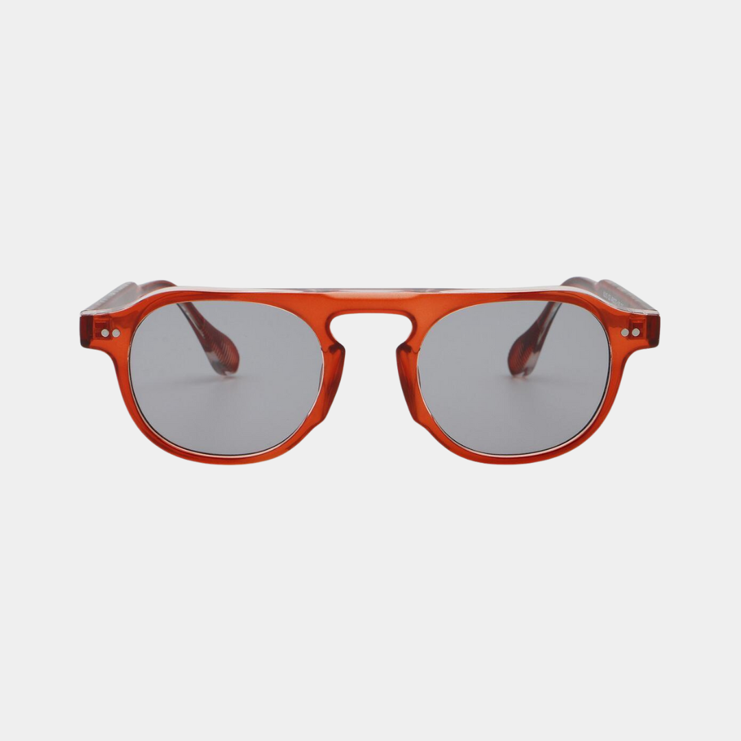 Mona Ember Sunglasses | Refined Round Silhouette