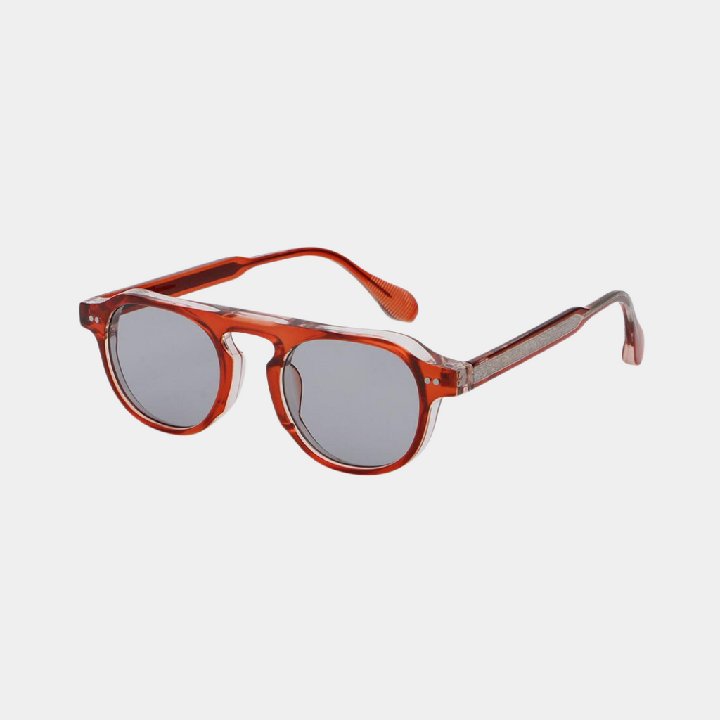 Mona Ember Sunglasses | Refined Round Silhouette