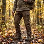 Men's Hiking Cargo Pants - Relaxed Fit With Belt and Multi-Pocket Design