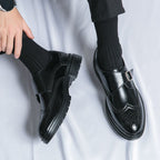 Joseph | Men's Monk Strap Wingtip Dress Shoes