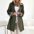 Women's Elegant Raincoat  – Lightweight Windbreaker , Waterproof and Windproof Outerwear