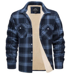 Levi | Men’s Sherpa-Lined Plaid Button-Down Jacket