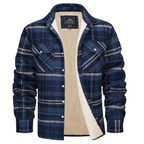 Levi | Men’s Sherpa-Lined Plaid Button-Down Jacket
