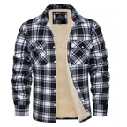 Levi | Men’s Sherpa-Lined Plaid Button-Down Jacket