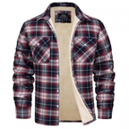 Levi | Men’s Sherpa-Lined Plaid Button-Down Jacket