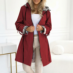 Women's Elegant Raincoat  – Lightweight Windbreaker , Waterproof and Windproof Outerwear